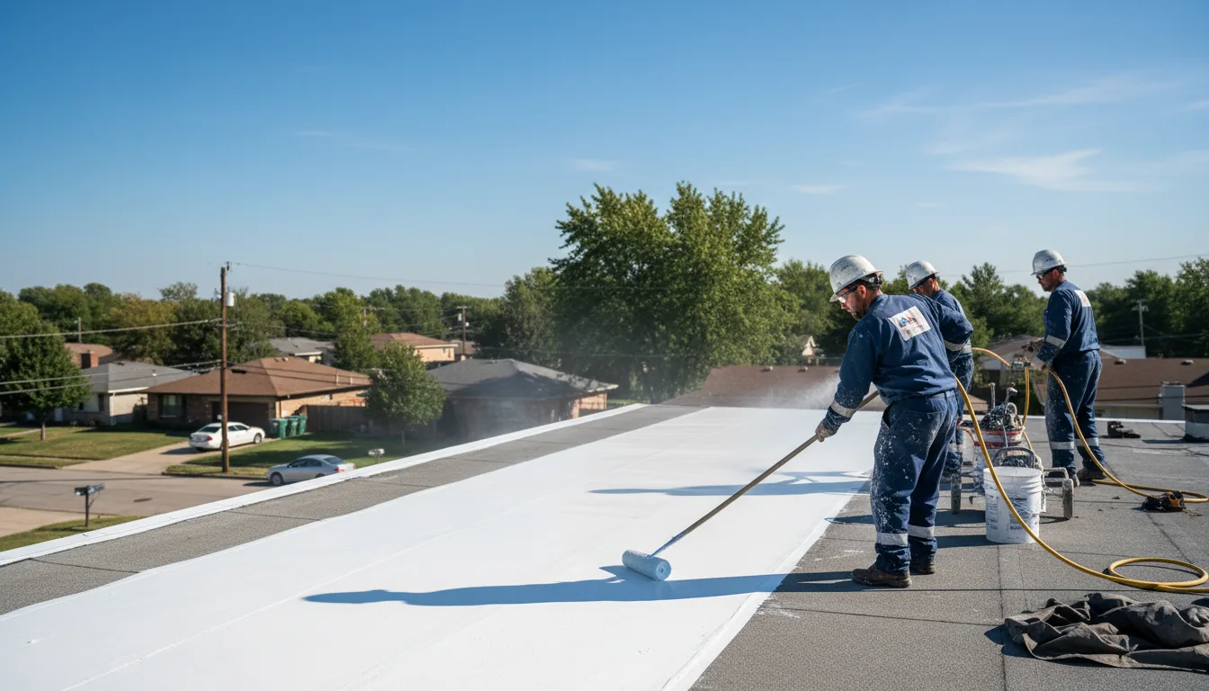Commercial roof coating in Pine Hall, NC near me
